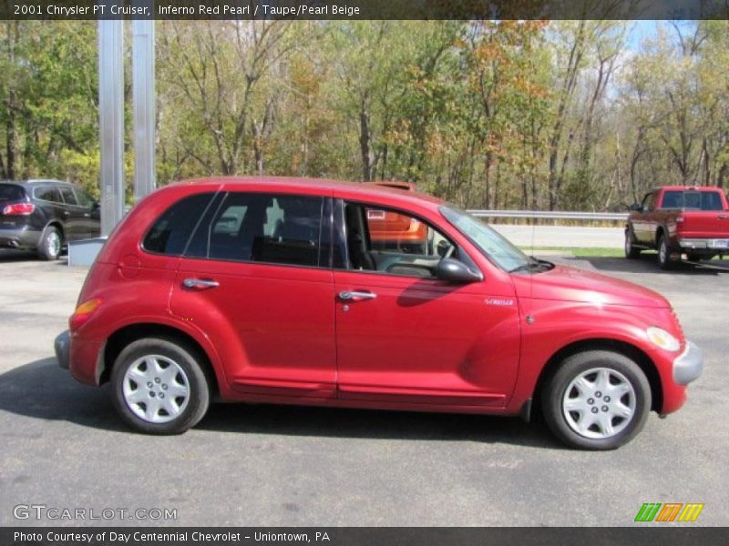 Inferno Red Pearl / Taupe/Pearl Beige 2001 Chrysler PT Cruiser