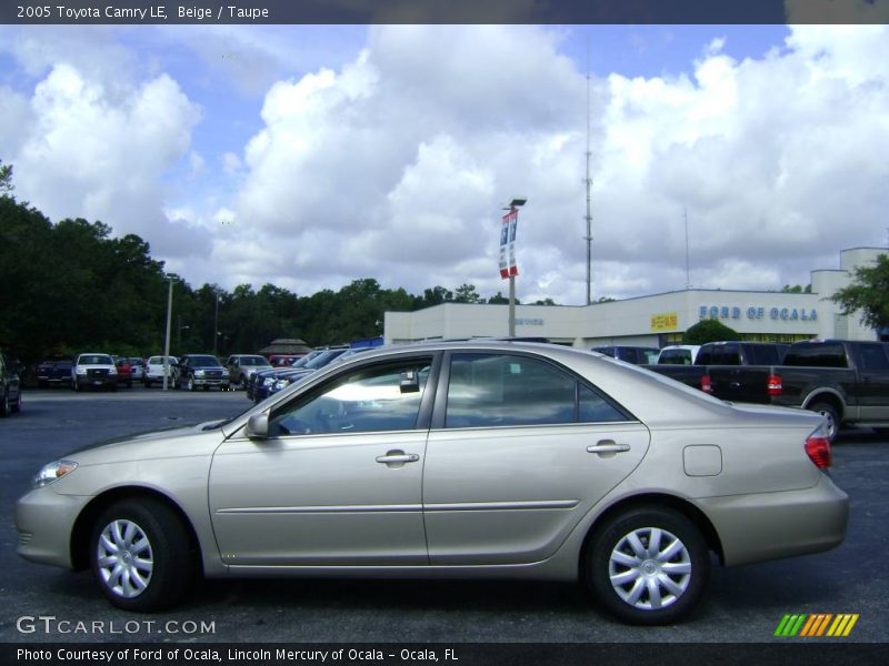 Beige / Taupe 2005 Toyota Camry LE