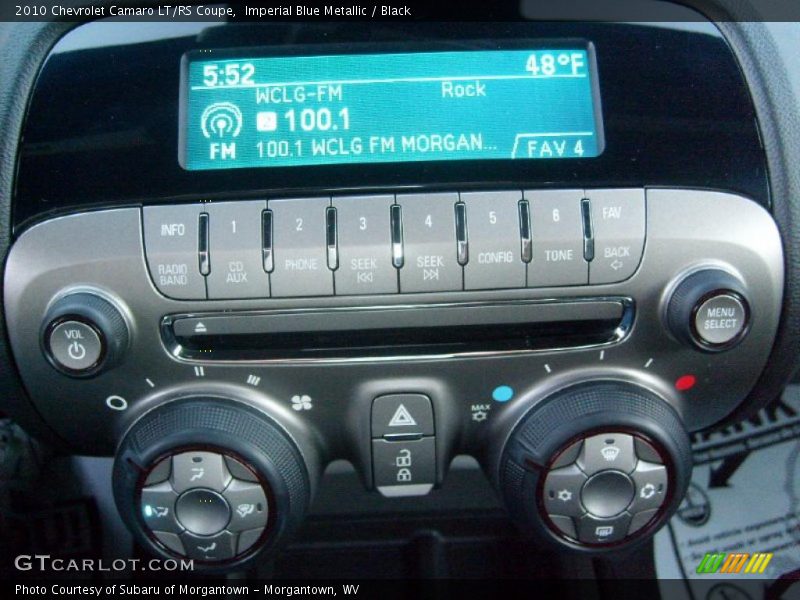 Controls of 2010 Camaro LT/RS Coupe