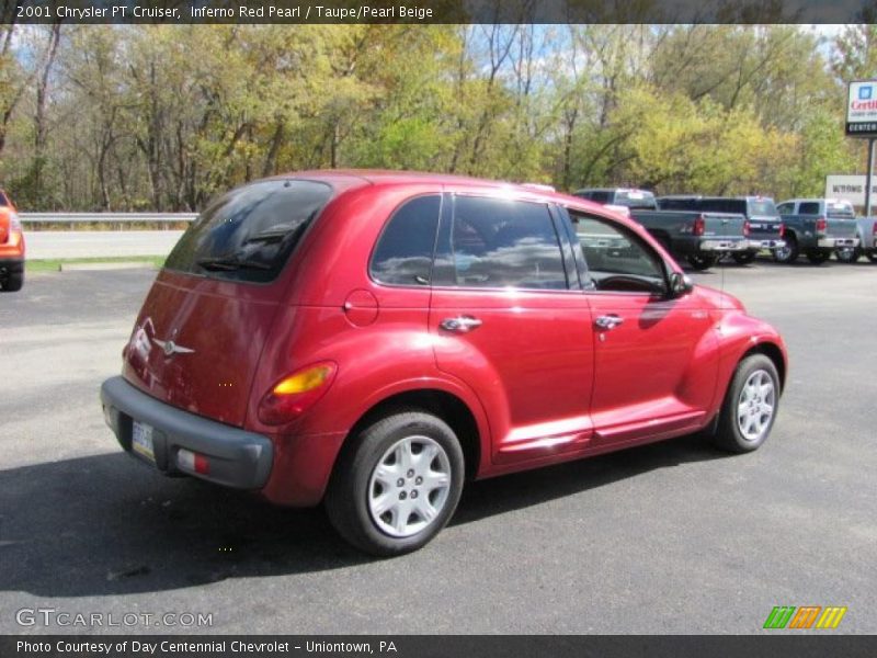 Inferno Red Pearl / Taupe/Pearl Beige 2001 Chrysler PT Cruiser
