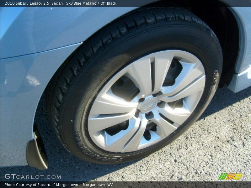 Sky Blue Metallic / Off Black 2010 Subaru Legacy 2.5i Sedan