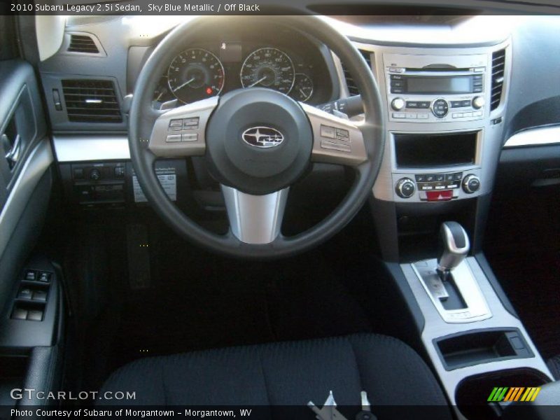 Sky Blue Metallic / Off Black 2010 Subaru Legacy 2.5i Sedan