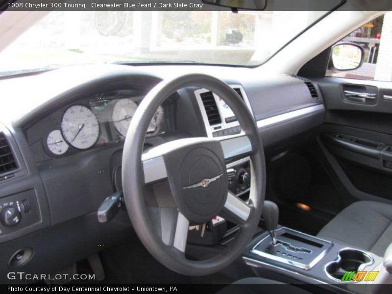Clearwater Blue Pearl / Dark Slate Gray 2008 Chrysler 300 Touring