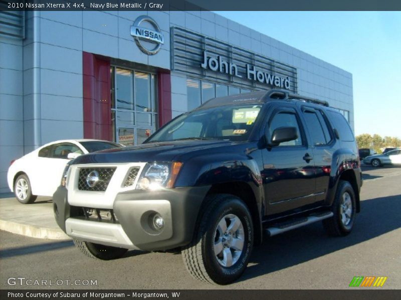 Navy Blue Metallic / Gray 2010 Nissan Xterra X 4x4