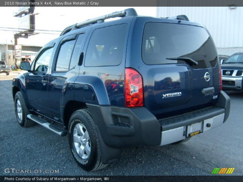 Navy Blue Metallic / Gray 2010 Nissan Xterra X 4x4