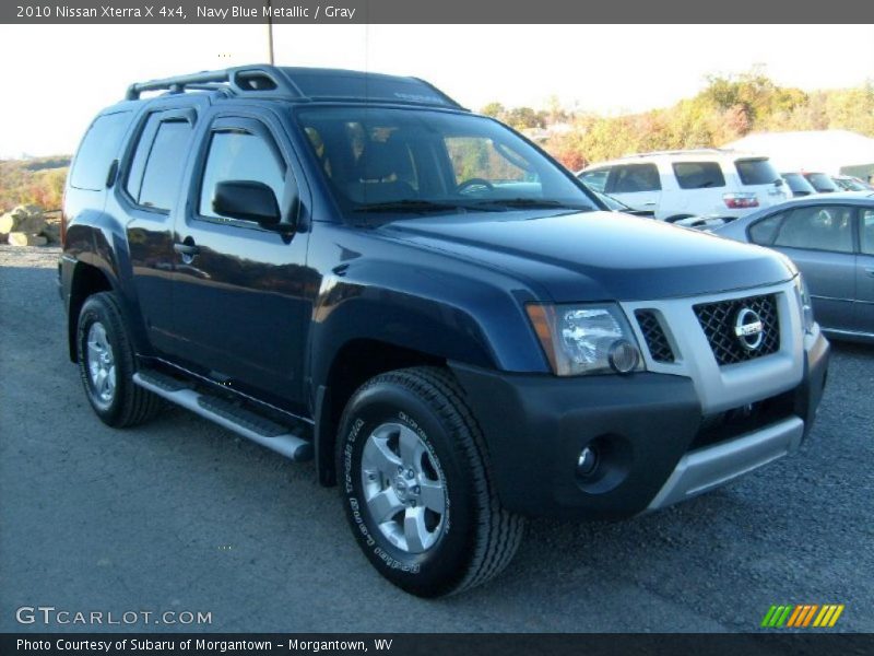 Navy Blue Metallic / Gray 2010 Nissan Xterra X 4x4