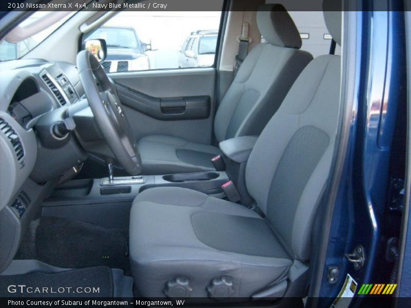  2010 Xterra X 4x4 Gray Interior