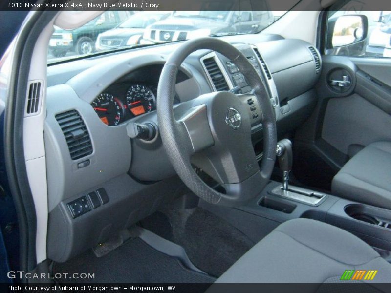 Gray Interior - 2010 Xterra X 4x4 