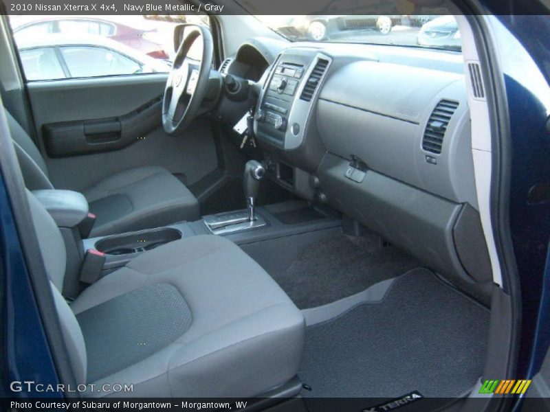  2010 Xterra X 4x4 Gray Interior