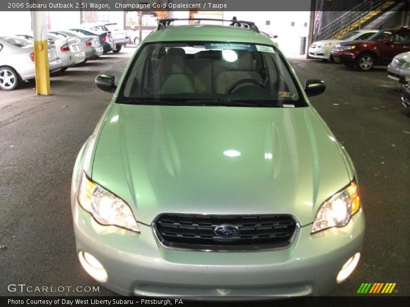Champagne Gold Opalescent / Taupe 2006 Subaru Outback 2.5i Wagon