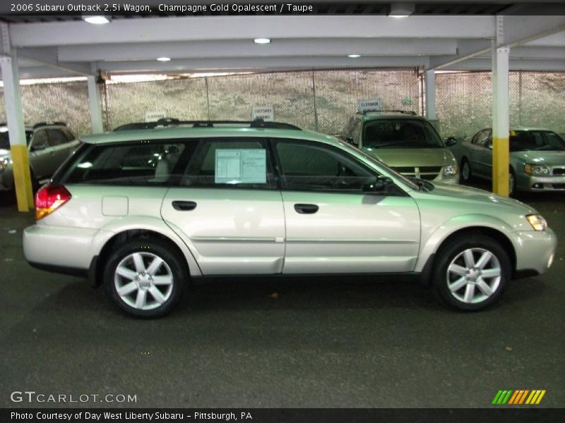 Champagne Gold Opalescent / Taupe 2006 Subaru Outback 2.5i Wagon