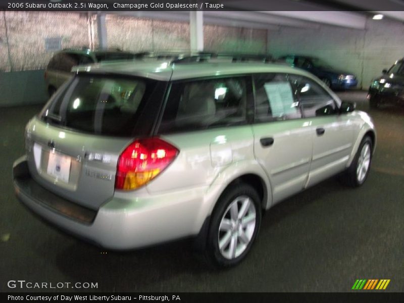 Champagne Gold Opalescent / Taupe 2006 Subaru Outback 2.5i Wagon