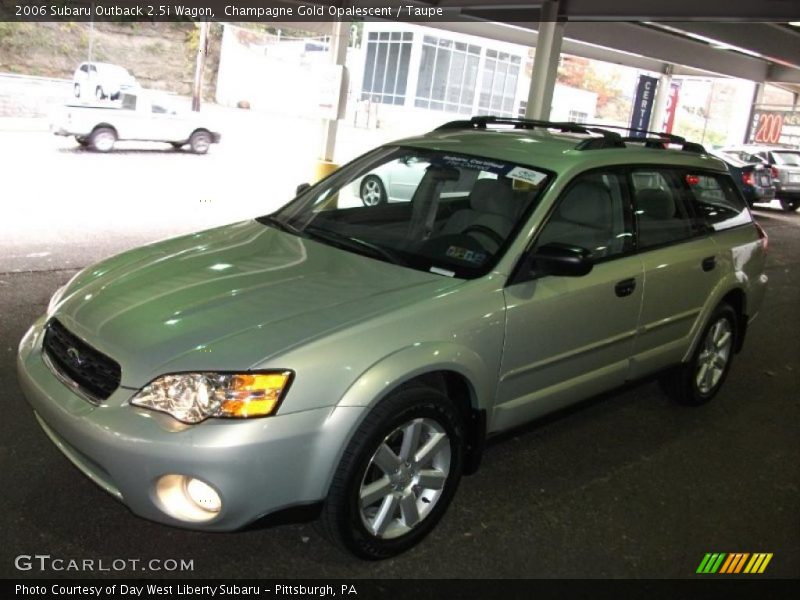 Champagne Gold Opalescent / Taupe 2006 Subaru Outback 2.5i Wagon