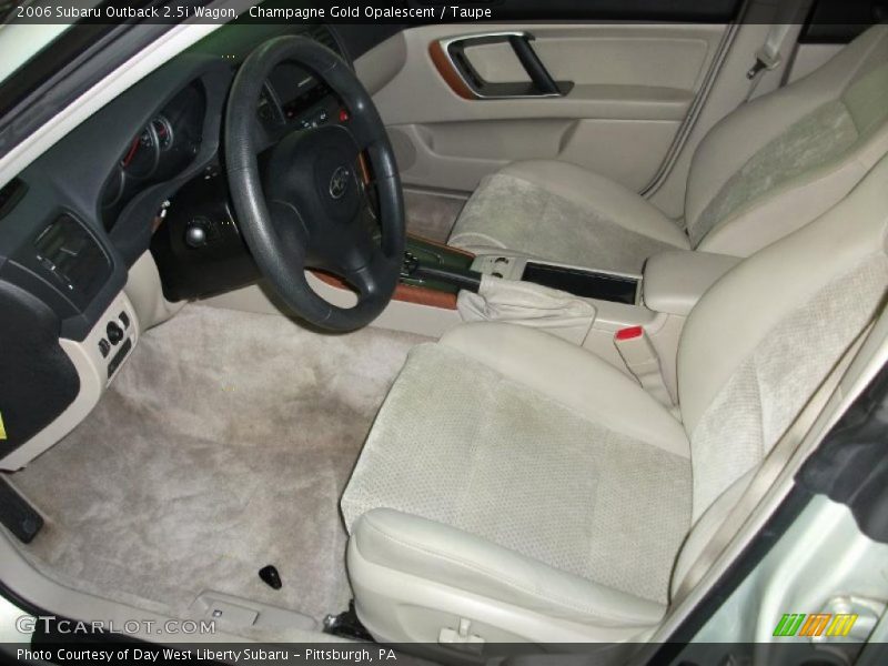 Champagne Gold Opalescent / Taupe 2006 Subaru Outback 2.5i Wagon