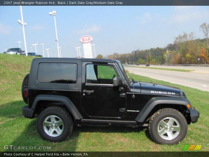 Black / Dark Slate Gray/Medium Slate Gray 2007 Jeep Wrangler Rubicon 4x4