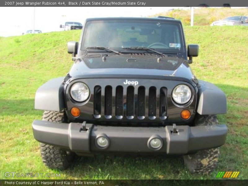 Black / Dark Slate Gray/Medium Slate Gray 2007 Jeep Wrangler Rubicon 4x4