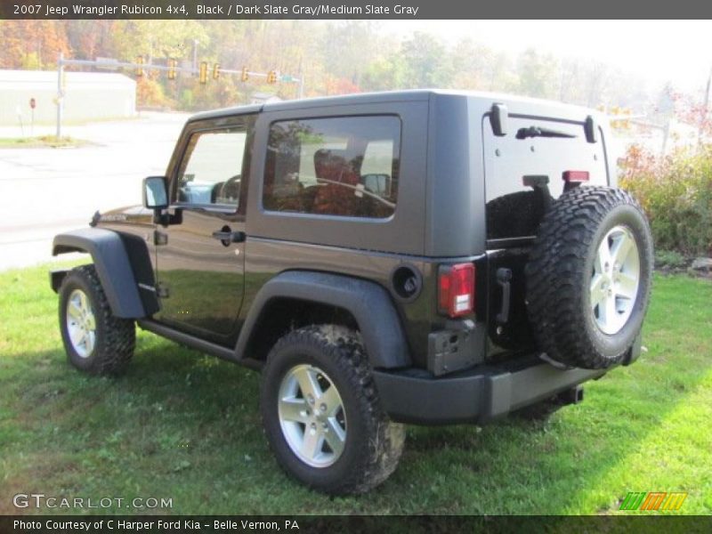 Black / Dark Slate Gray/Medium Slate Gray 2007 Jeep Wrangler Rubicon 4x4