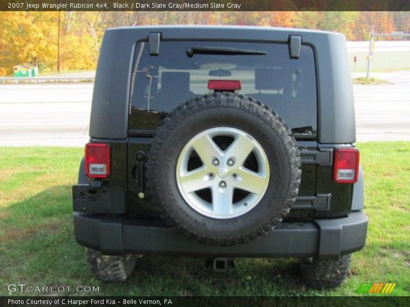 Black / Dark Slate Gray/Medium Slate Gray 2007 Jeep Wrangler Rubicon 4x4