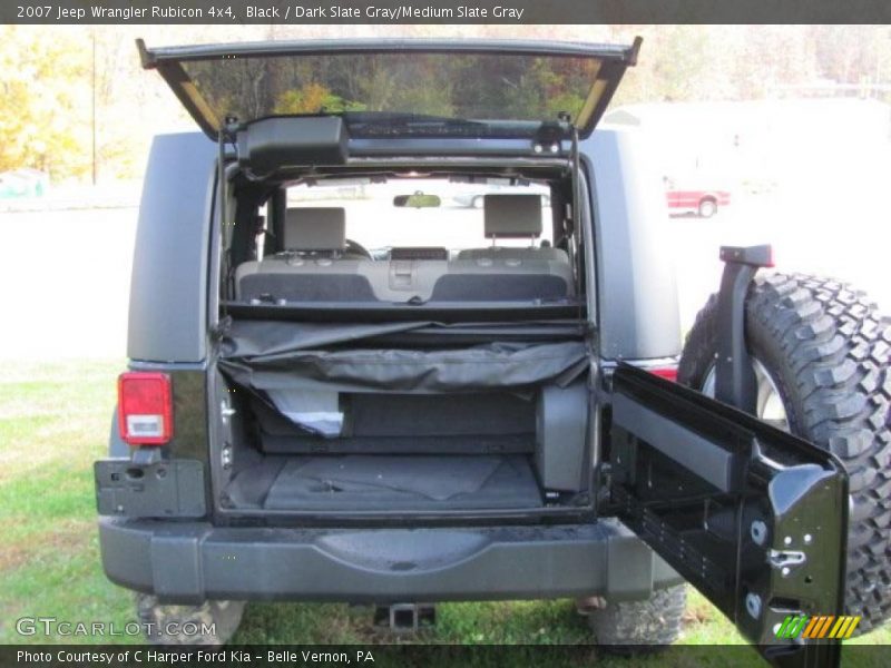 Black / Dark Slate Gray/Medium Slate Gray 2007 Jeep Wrangler Rubicon 4x4