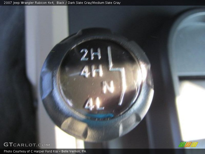 Black / Dark Slate Gray/Medium Slate Gray 2007 Jeep Wrangler Rubicon 4x4