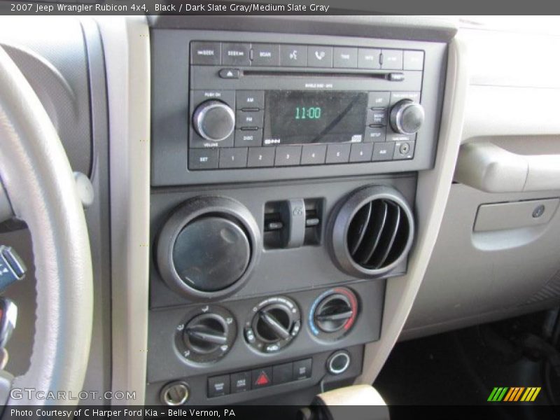 Controls of 2007 Wrangler Rubicon 4x4