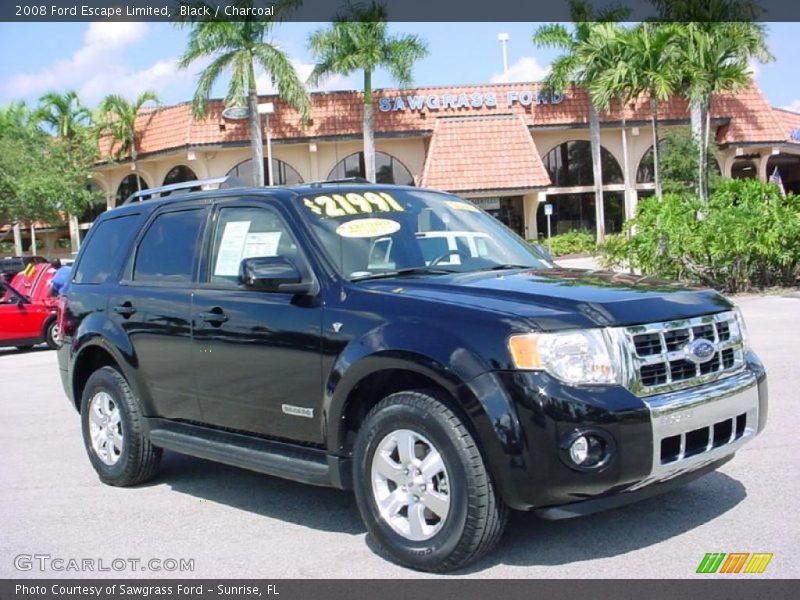 Black / Charcoal 2008 Ford Escape Limited