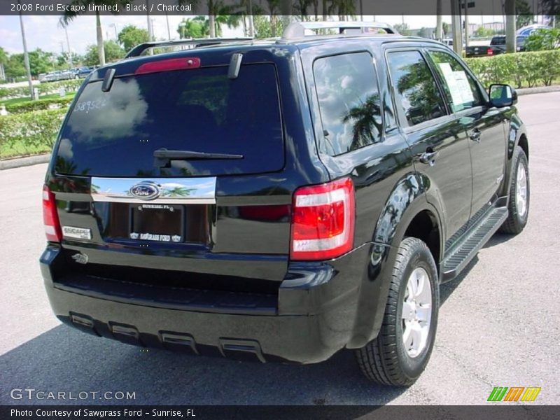 Black / Charcoal 2008 Ford Escape Limited