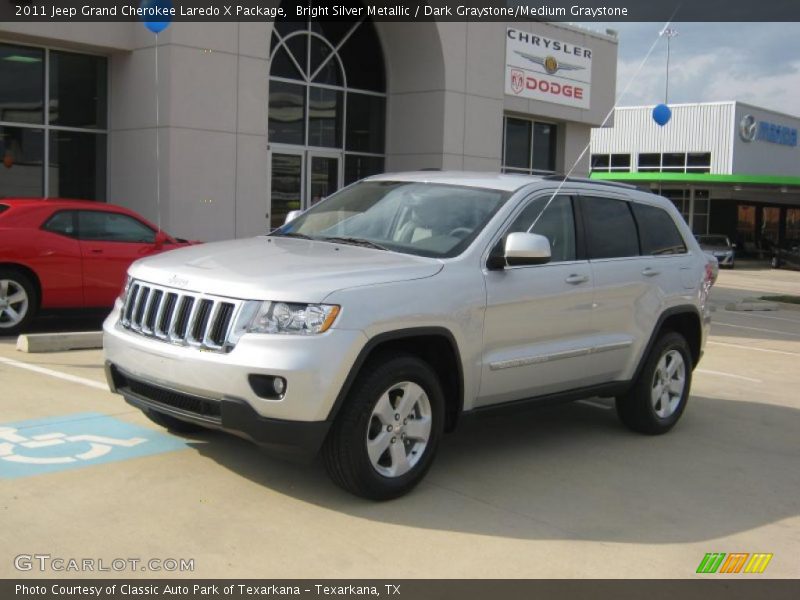 Bright Silver Metallic / Dark Graystone/Medium Graystone 2011 Jeep Grand Cherokee Laredo X Package