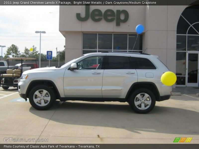 Bright Silver Metallic / Dark Graystone/Medium Graystone 2011 Jeep Grand Cherokee Laredo X Package