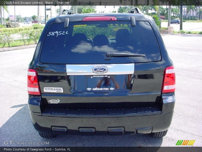 Black / Charcoal 2008 Ford Escape Limited