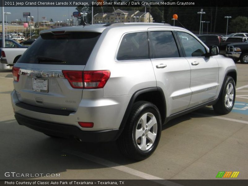 Bright Silver Metallic / Dark Graystone/Medium Graystone 2011 Jeep Grand Cherokee Laredo X Package