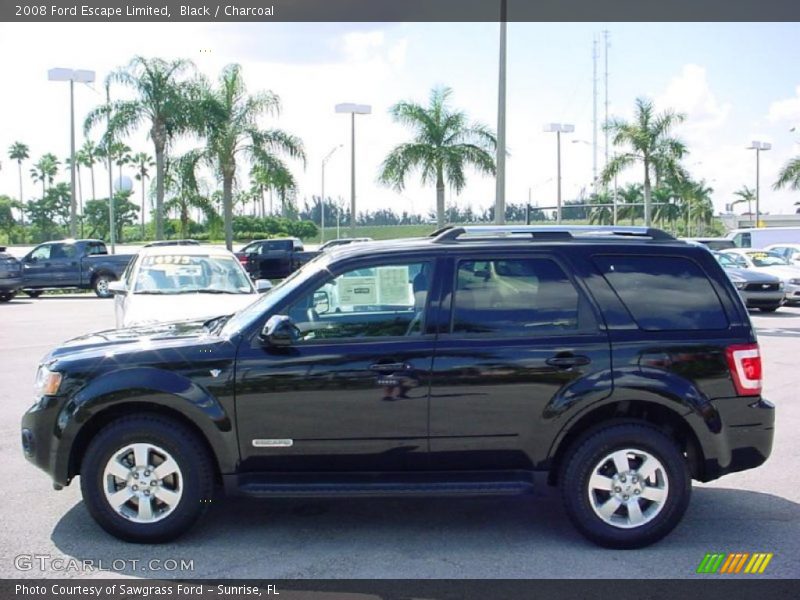 Black / Charcoal 2008 Ford Escape Limited