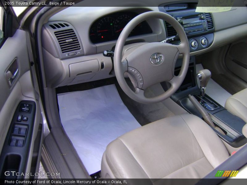 Beige / Taupe 2005 Toyota Camry LE
