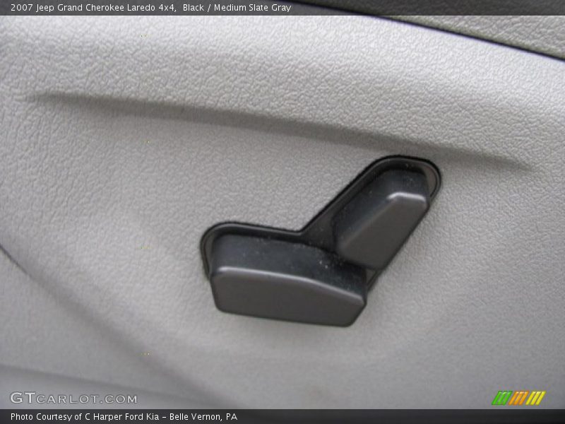 Black / Medium Slate Gray 2007 Jeep Grand Cherokee Laredo 4x4