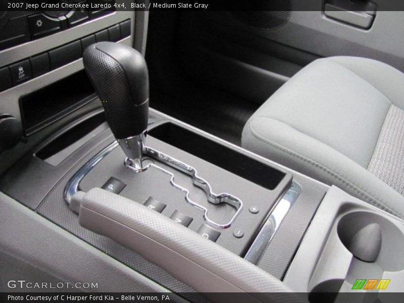 Black / Medium Slate Gray 2007 Jeep Grand Cherokee Laredo 4x4