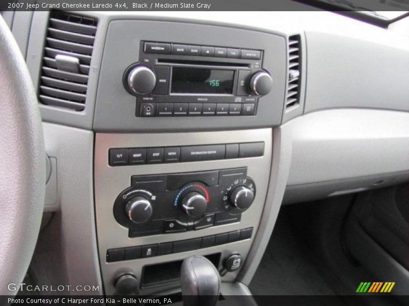 Black / Medium Slate Gray 2007 Jeep Grand Cherokee Laredo 4x4