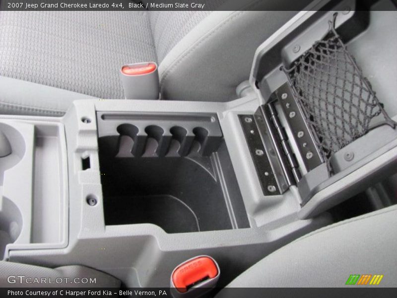 Black / Medium Slate Gray 2007 Jeep Grand Cherokee Laredo 4x4