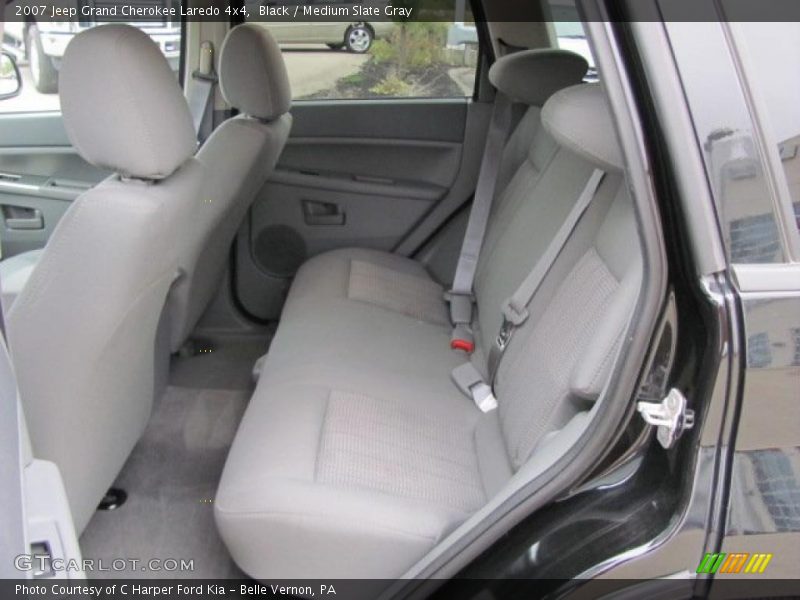 Black / Medium Slate Gray 2007 Jeep Grand Cherokee Laredo 4x4
