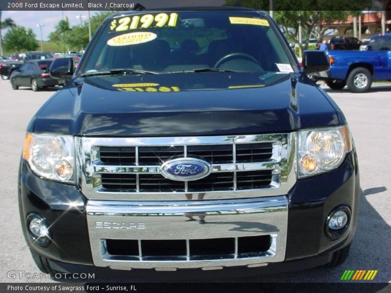 Black / Charcoal 2008 Ford Escape Limited