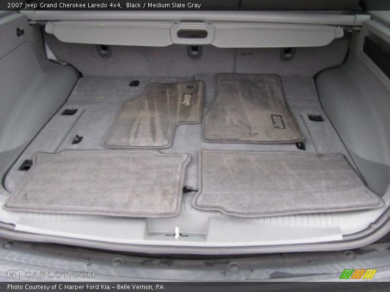 Black / Medium Slate Gray 2007 Jeep Grand Cherokee Laredo 4x4