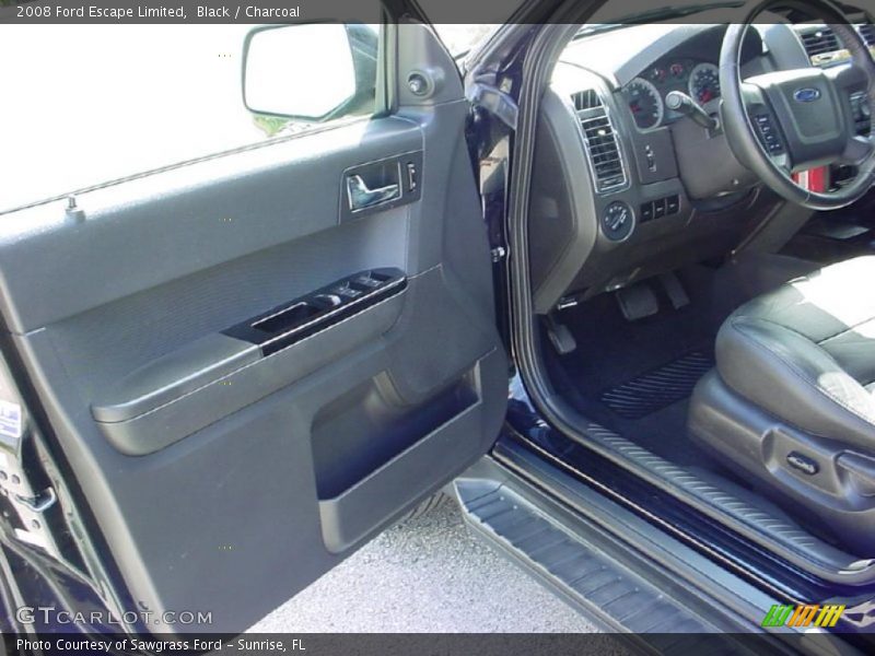  2008 Escape Limited Charcoal Interior