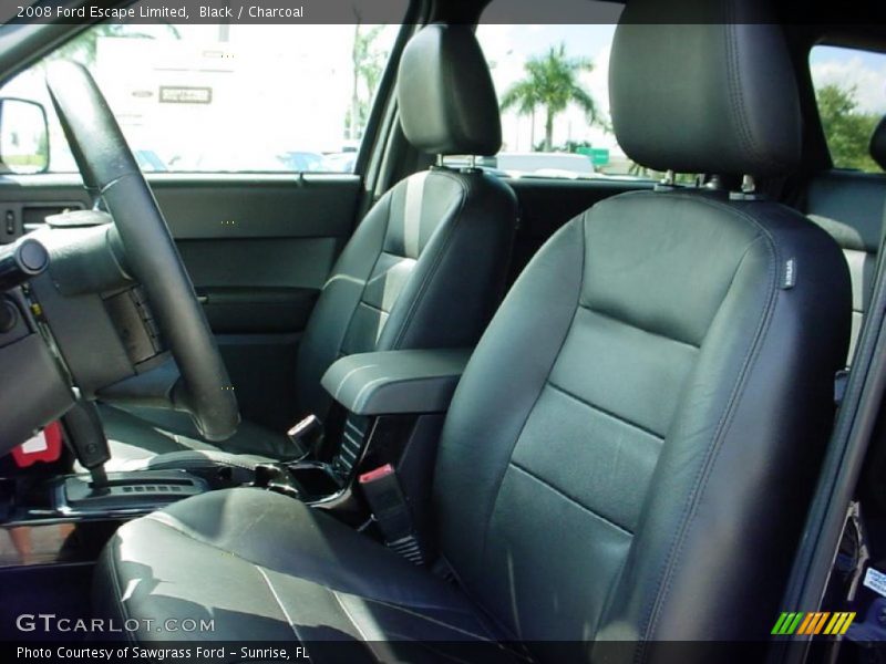  2008 Escape Limited Charcoal Interior