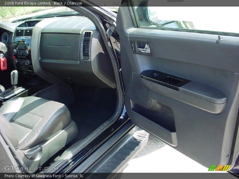  2008 Escape Limited Charcoal Interior