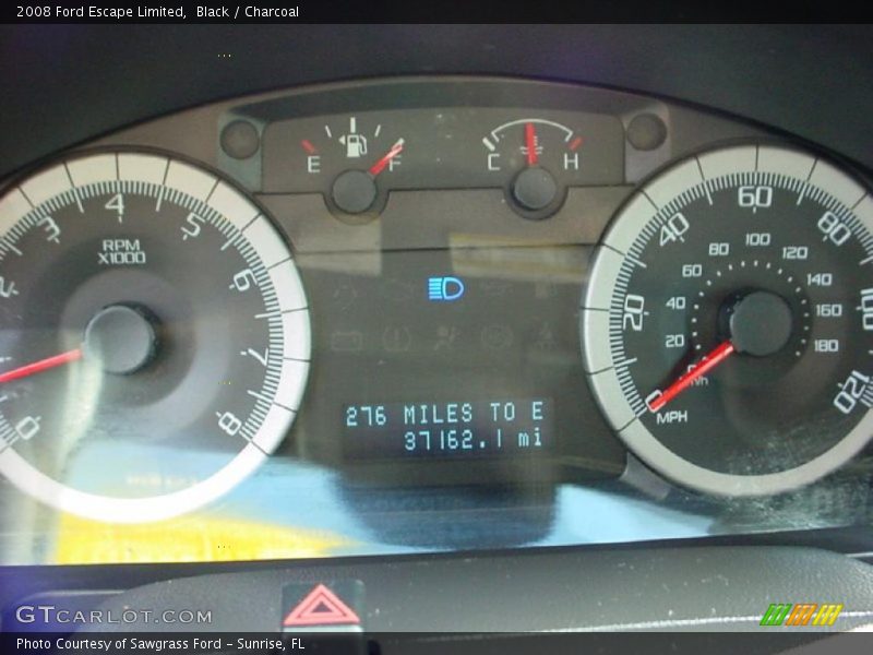  2008 Escape Limited Limited Gauges