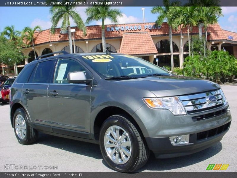 Sterling Grey Metallic / Medium Light Stone 2010 Ford Edge Limited
