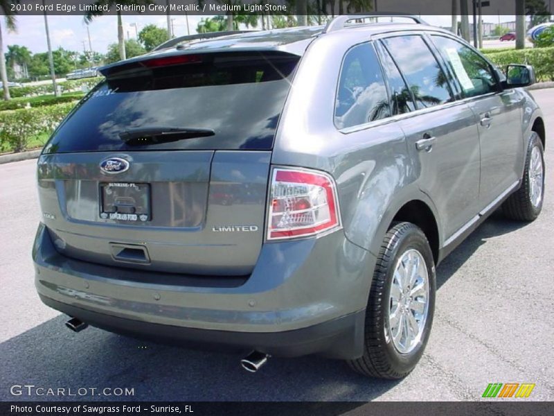 Sterling Grey Metallic / Medium Light Stone 2010 Ford Edge Limited