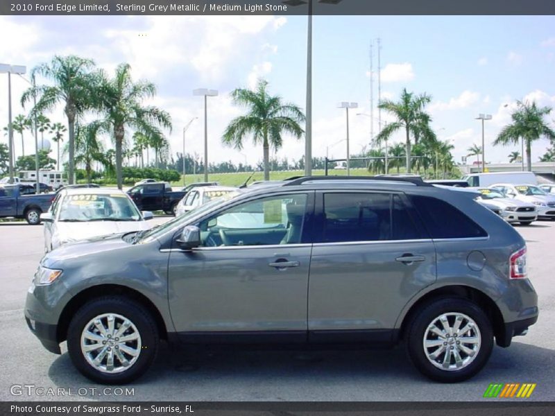 Sterling Grey Metallic / Medium Light Stone 2010 Ford Edge Limited