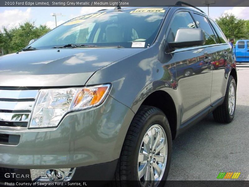 Sterling Grey Metallic / Medium Light Stone 2010 Ford Edge Limited