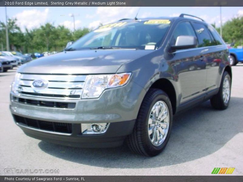Sterling Grey Metallic / Medium Light Stone 2010 Ford Edge Limited