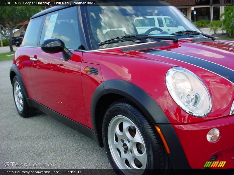 Chili Red / Panther Black 2005 Mini Cooper Hardtop